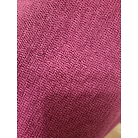 Woman Within Sweater Women Plus 26/28 Purple White Check Print - Picture 7 of 7